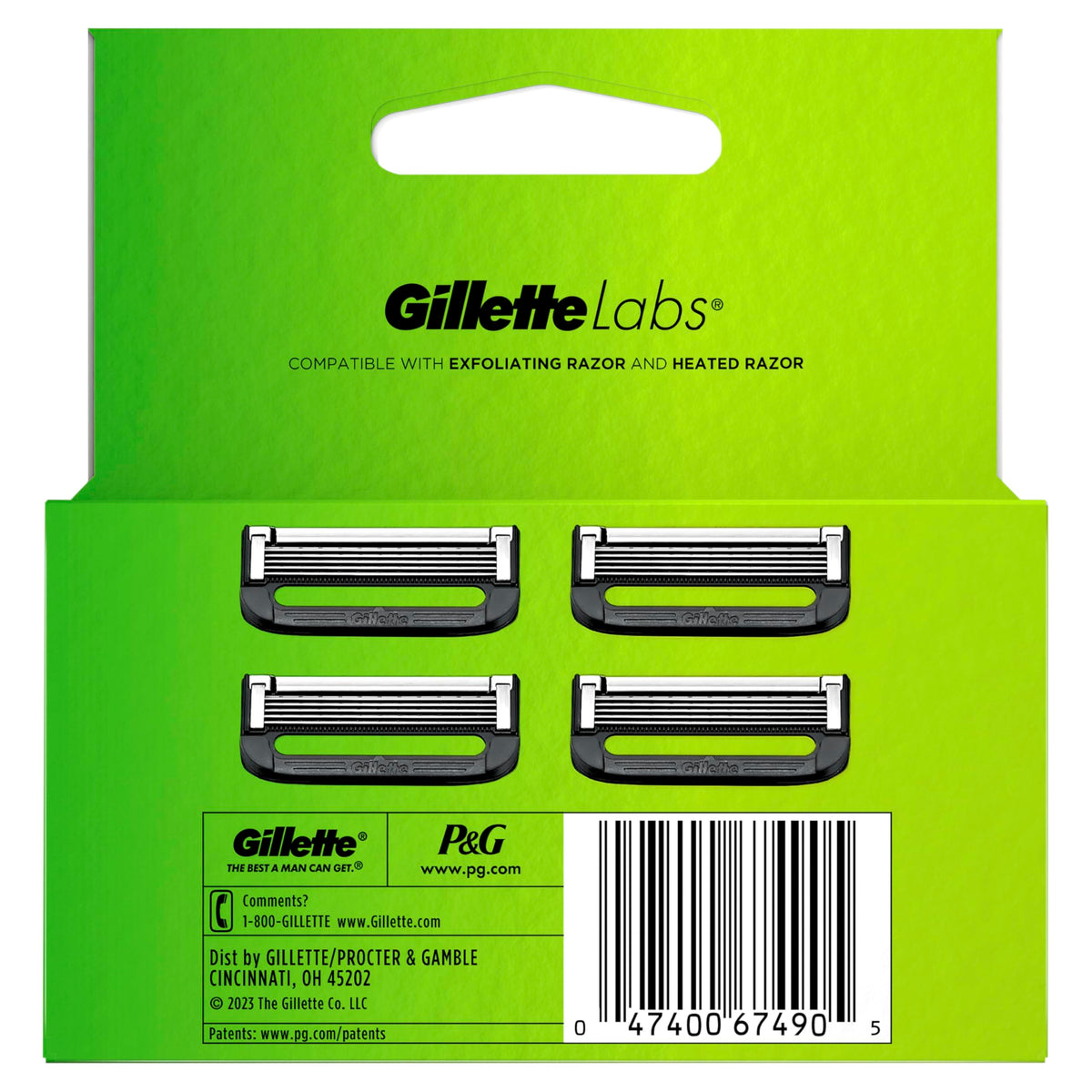 Razor Blade Shaving Refills 4 count C5858