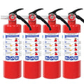 4 Pack ABC Dry Chemical Fire Extinguishers K787371