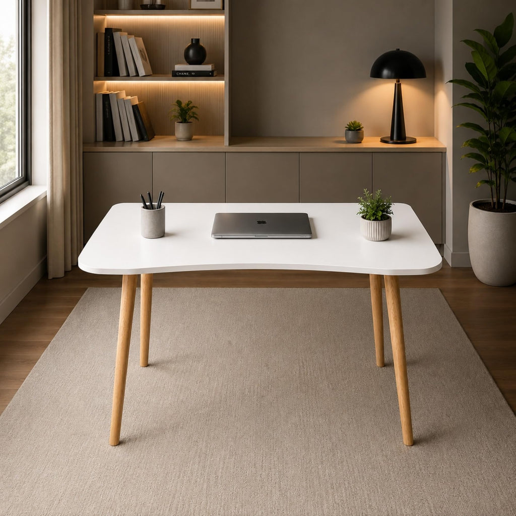 White Computer Desk H9196