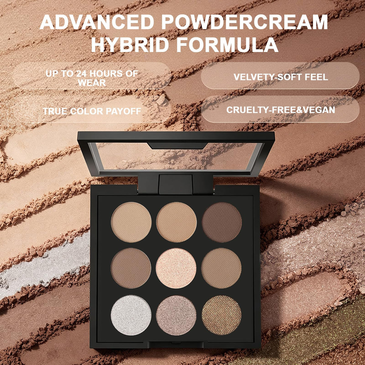 Neutral Eyeshadow Palette 9 Colors R322930