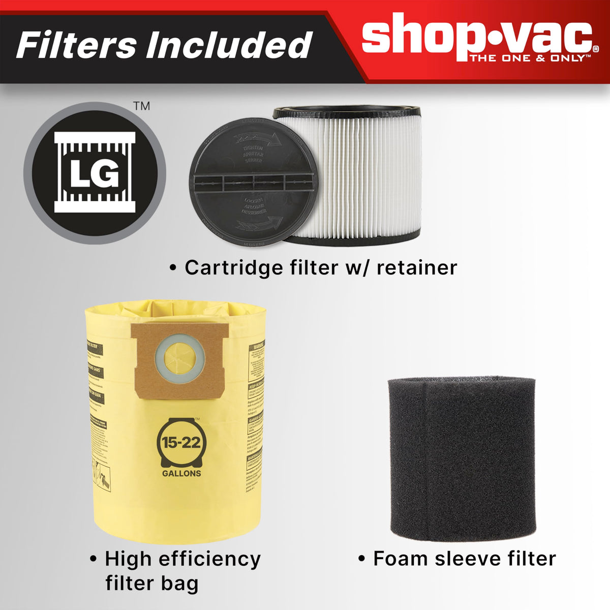 Wet Dry Vac 16 Gallon 150 CFM Black H529