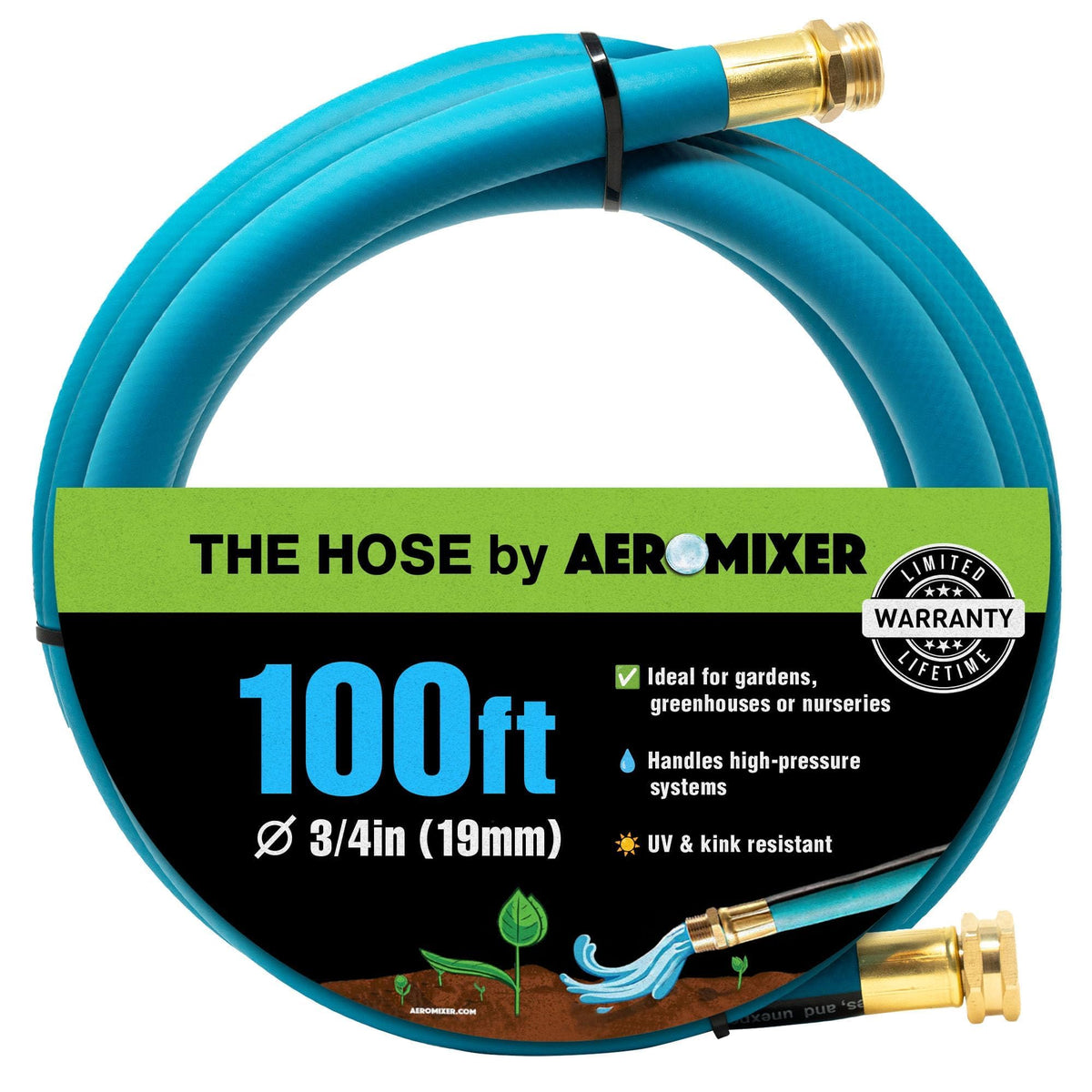 3/4 Inch 100 Ft Heavy Duty Garden Hose H15649