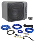 Dual 10.5" Powered Car Subwoofer V74747