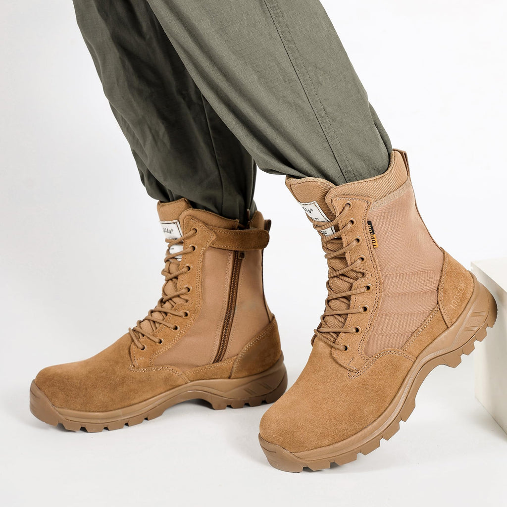 Men's 8 Inch Lightweight Tactical Work Boots E866
