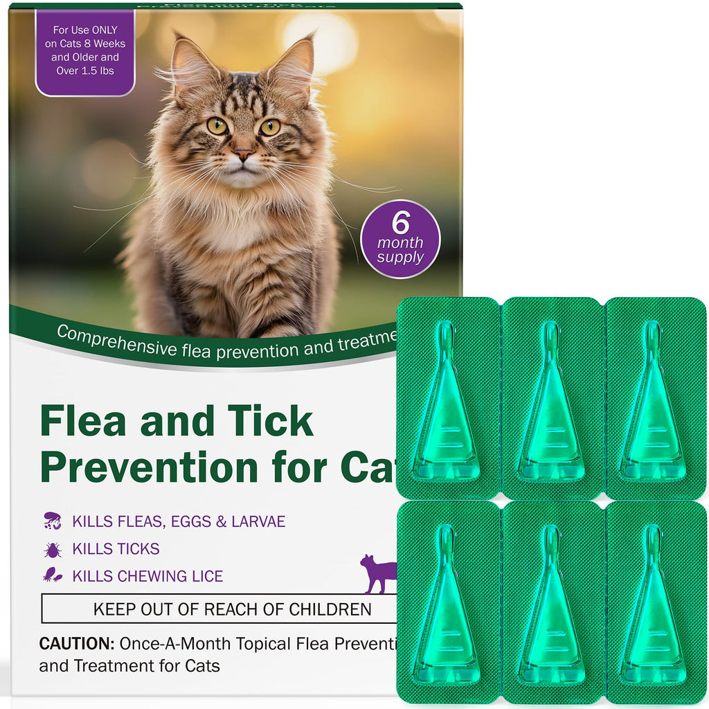 Flea and Tick Prevention for Cats Over 1.5 lbs D65974