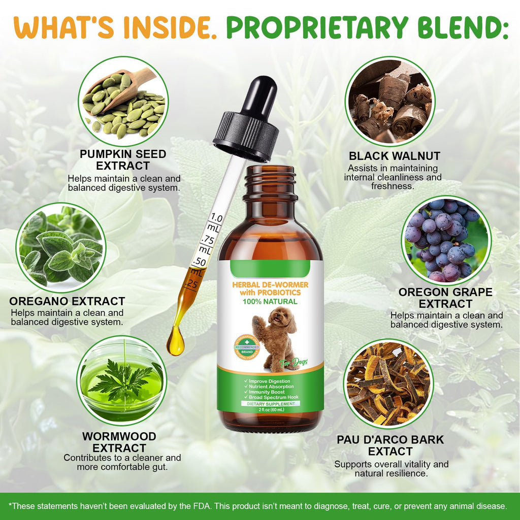 2 Fl Oz Herbal Digestive Support for Dogs R81495
