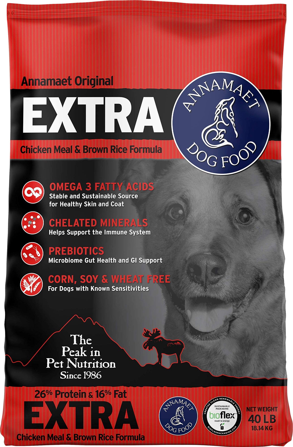 Chicken & Brown Rice Dry Dog Food 40-lb bag Z61275