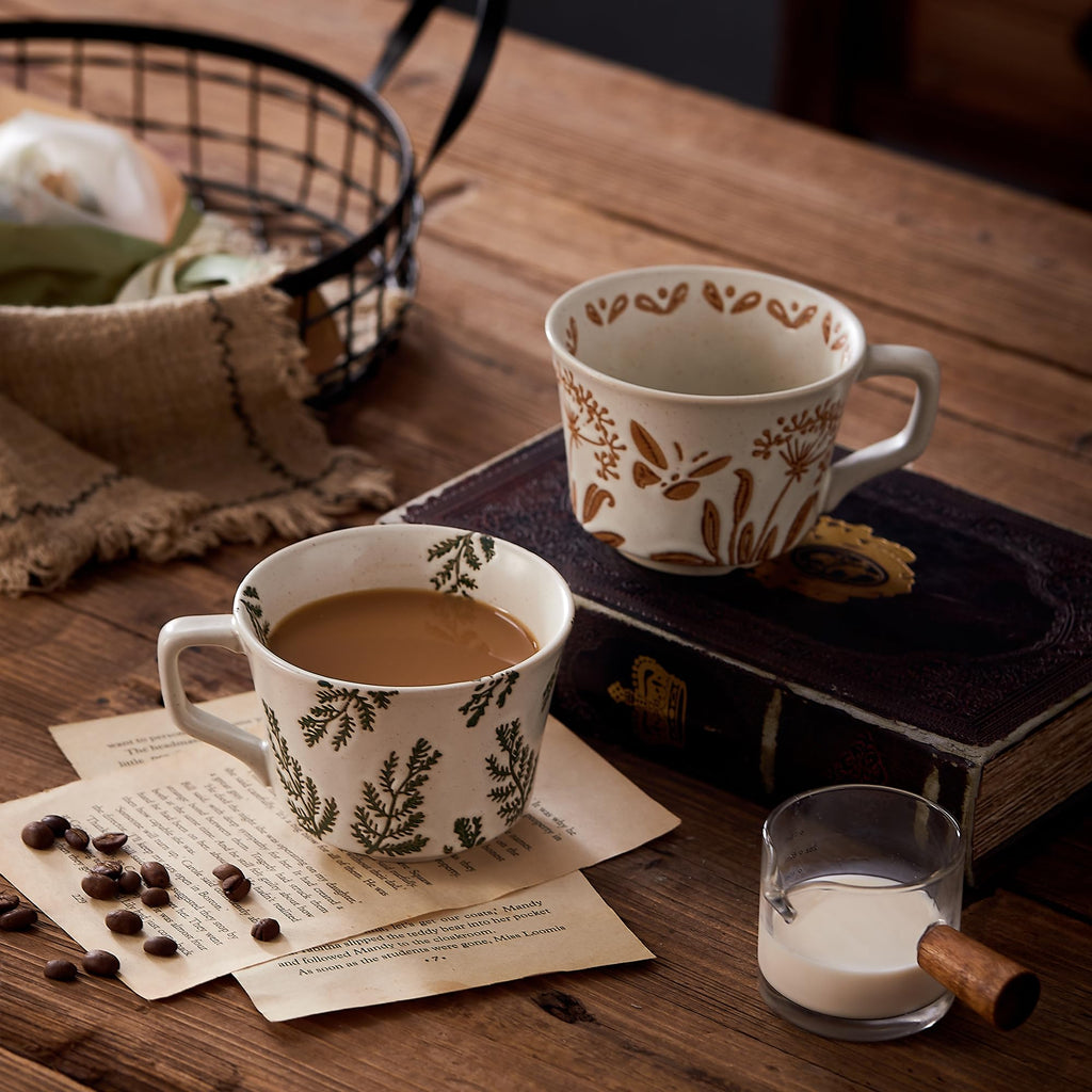 12 oz Ceramic Coffee Mug Set of 4 V53573
