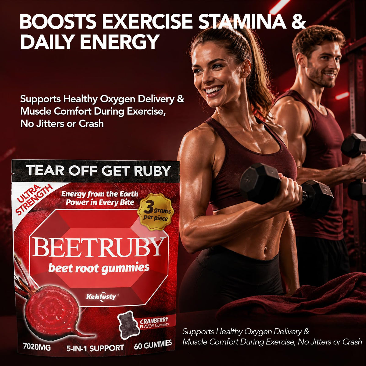 Nitric Oxide Beet Root Gummies, 60 ct P7313