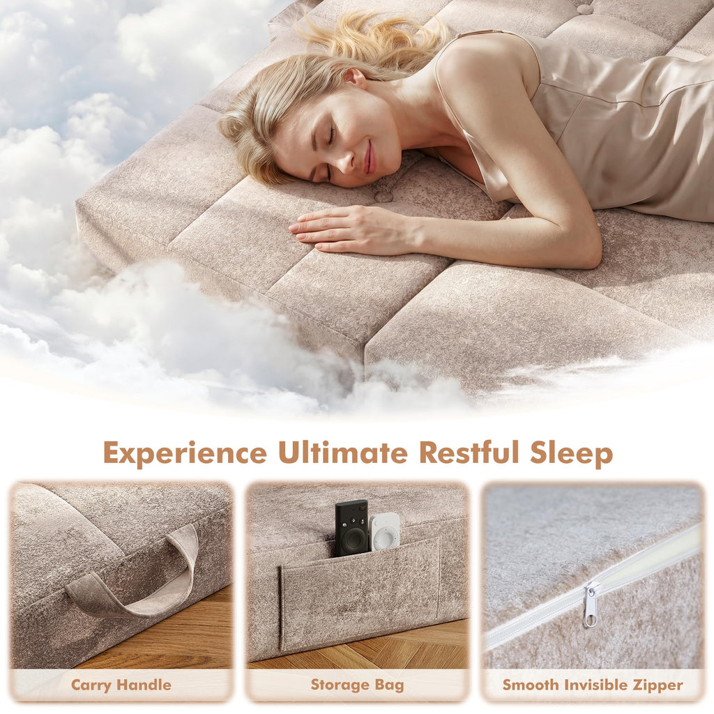 Foldable Twin 4 Inch Memory Foam Mattress E57129