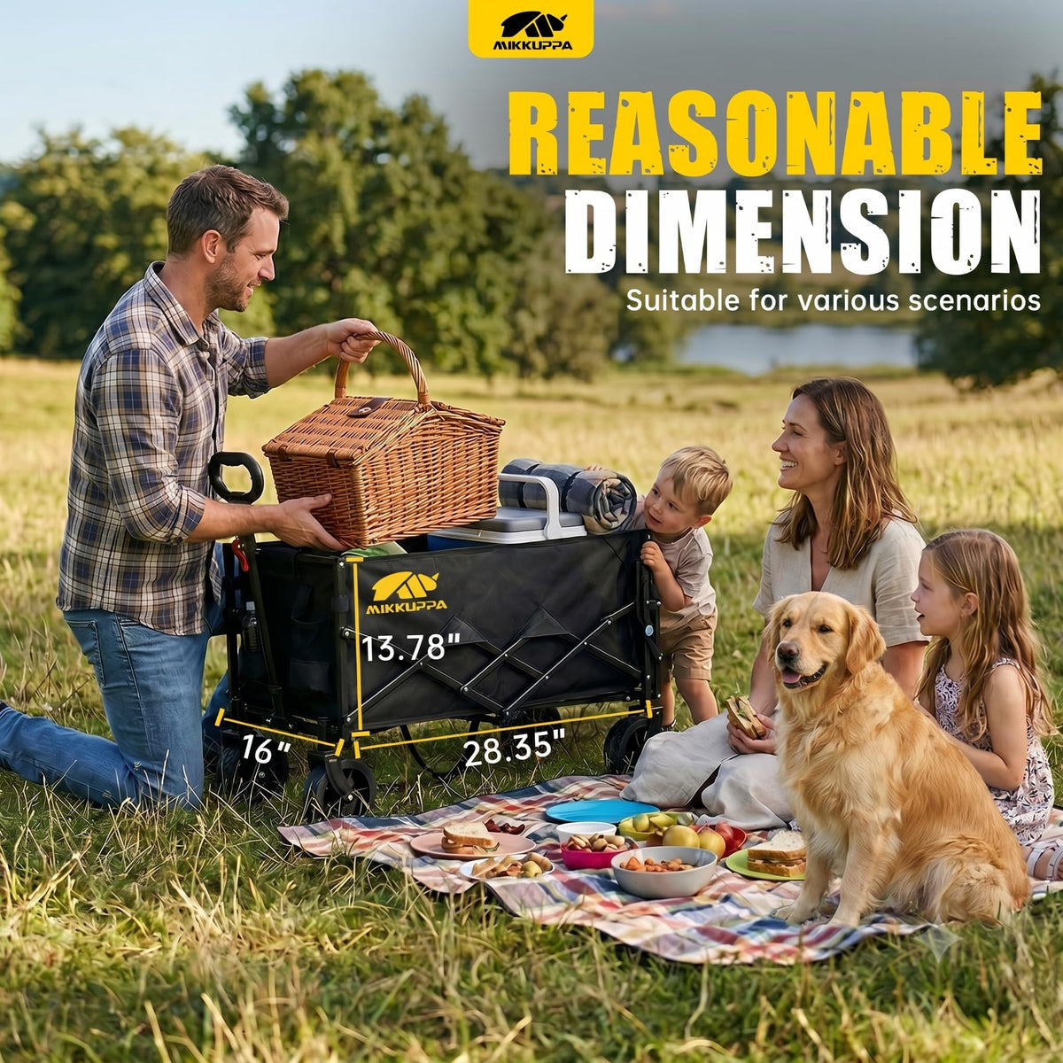 Folding Dog Wagon with Ramp X458