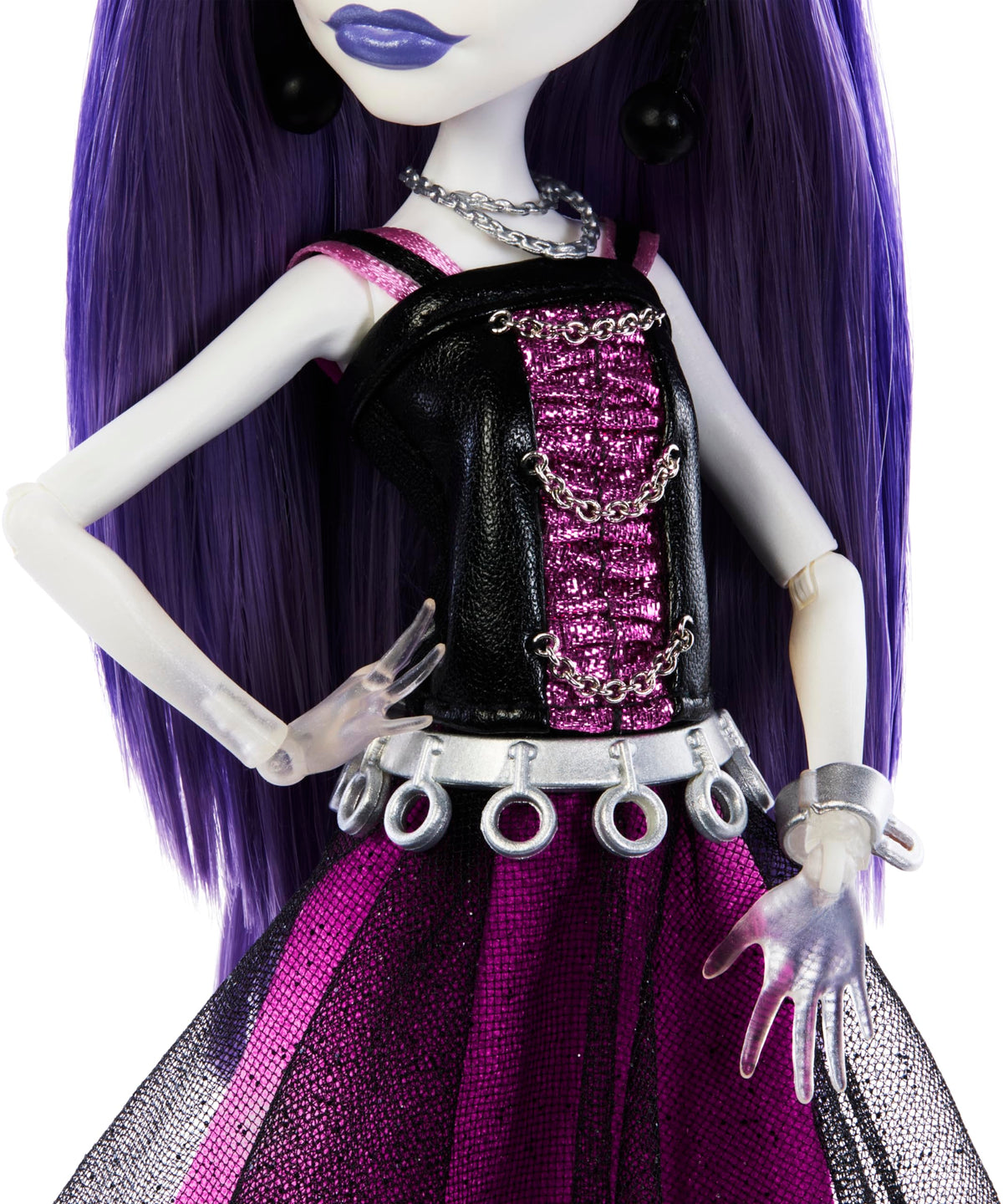 Monster High Doll with Doll Stand, Diary & Pet Ferret E8728